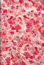 Floral Printed DTY Knit Fabric Red