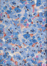 1 Yard DTY Brushed Floral Print Knit Fabric, 58/60? Wide Polyester Spandex Blend