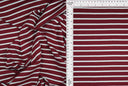 1 Yard Viscose Crepe Stripe Stretch Fabric with 1cm Line 58/60 Inch Wide