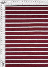 Viscose Crepe Stripe Stretch Fabric