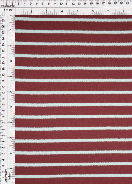 Viscose Crepe Stripe Stretch Fabric