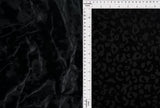 Velvet Burnout Knit Animal Print Fabric