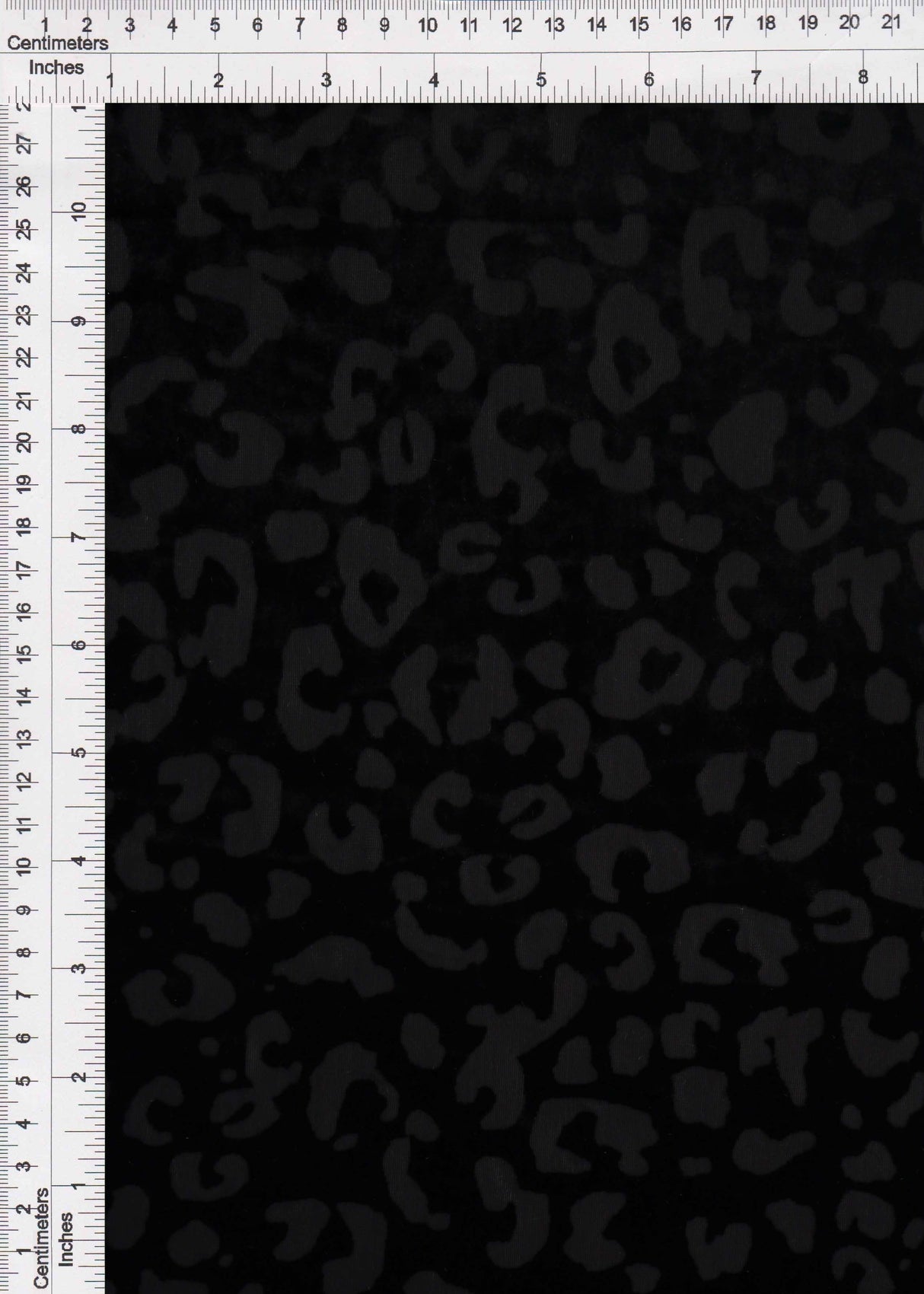 Velvet Burnout Knit Animal Print Fabric