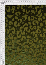 Velvet Burnout Knit Animal Print Fabric