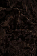 Animal Print Velvet Burnout Knit Fabric 55" Wide