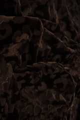 Animal Print Velvet Burnout Knit Fabric 55" Wide