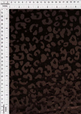 Velvet Burnout Knit Animal Print Fabric