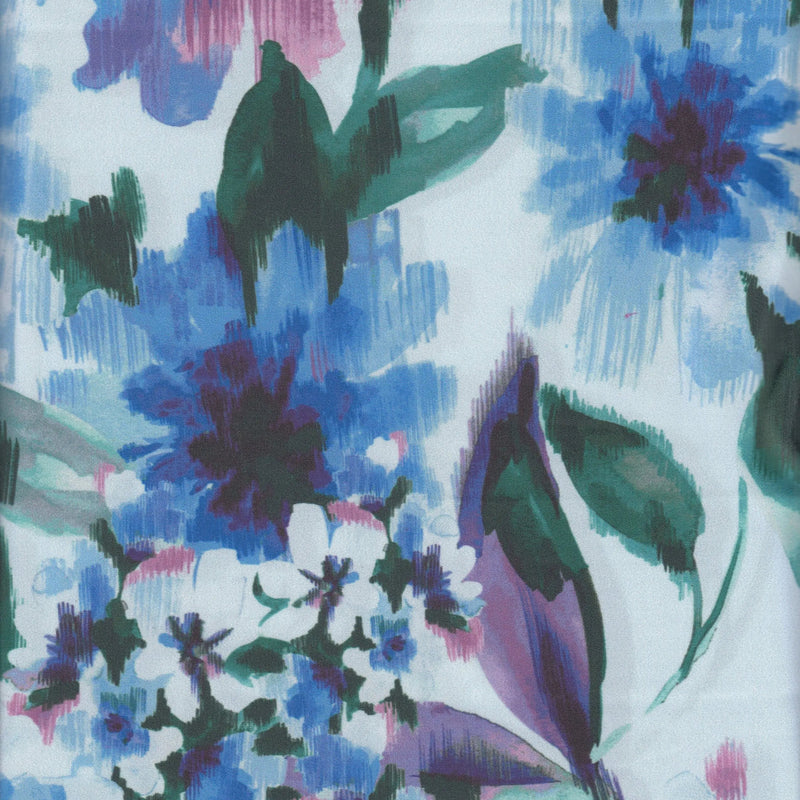 1 Yard Polyester Spandex 180 GSM DTY Floral Abstract Digital Print Fabric Soft 58/60" Width