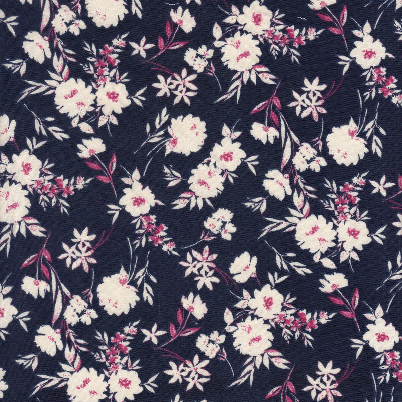 1 Yard CEY Floral Print Fabric, 58/59'' Wide 100% Polyester