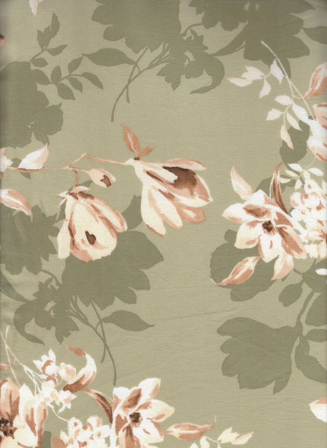 Floral Printed Airflow Cey Woven Sage