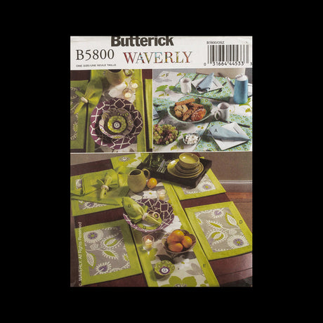 Butterick Table Dressings Pattern B5800