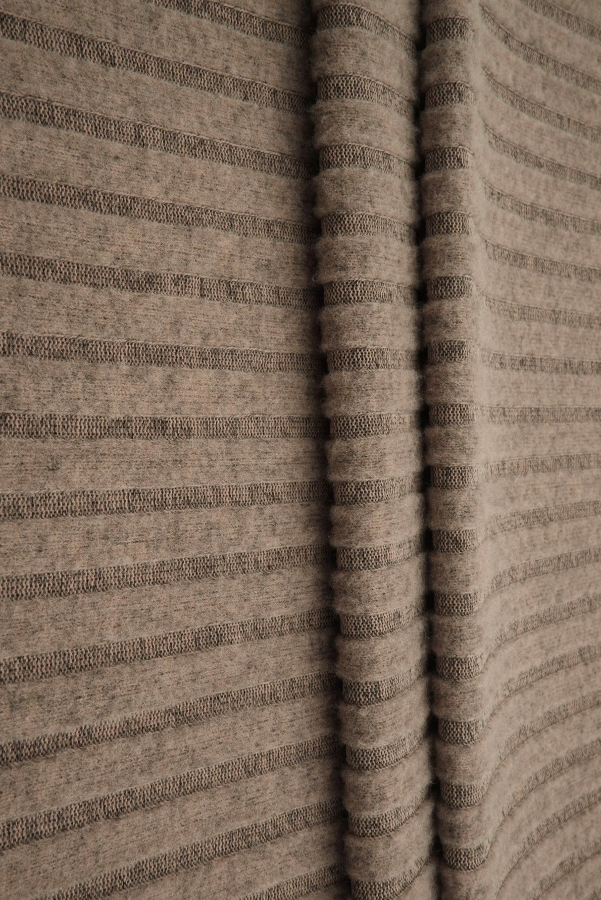 Brushed Hacci Sweater Knit Rib