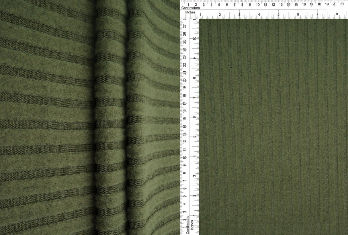 Brushed Hacci Sweater Knit Rib