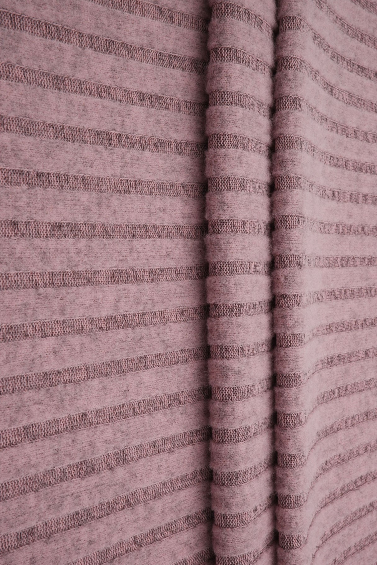 Brushed Hacci Sweater Knit Rib
