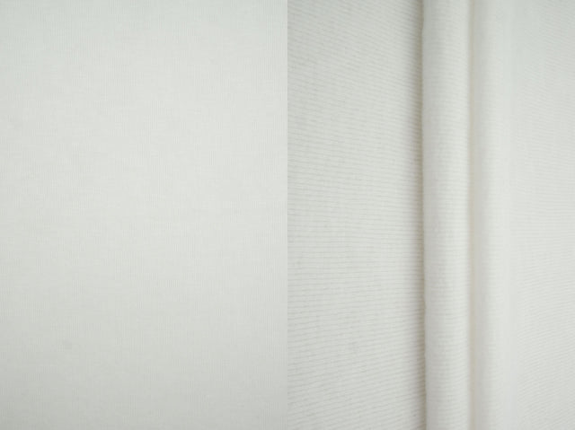 Brushed Rib Knit Jersey Solid