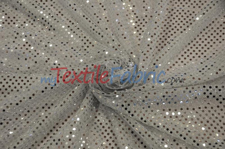 Confetti Dot Sequins Polyester Fabric - 3Mm Sequins, 45" Width (1 Yard)