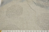 Embossed Faux Linen Embroidery Fabric - Off White And Light Silver, 58" Width (Yards)