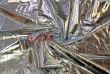 Metallic Foil Spandex Lame Spandex Fabric - All Over Foil, 60" Width (1 Yard)