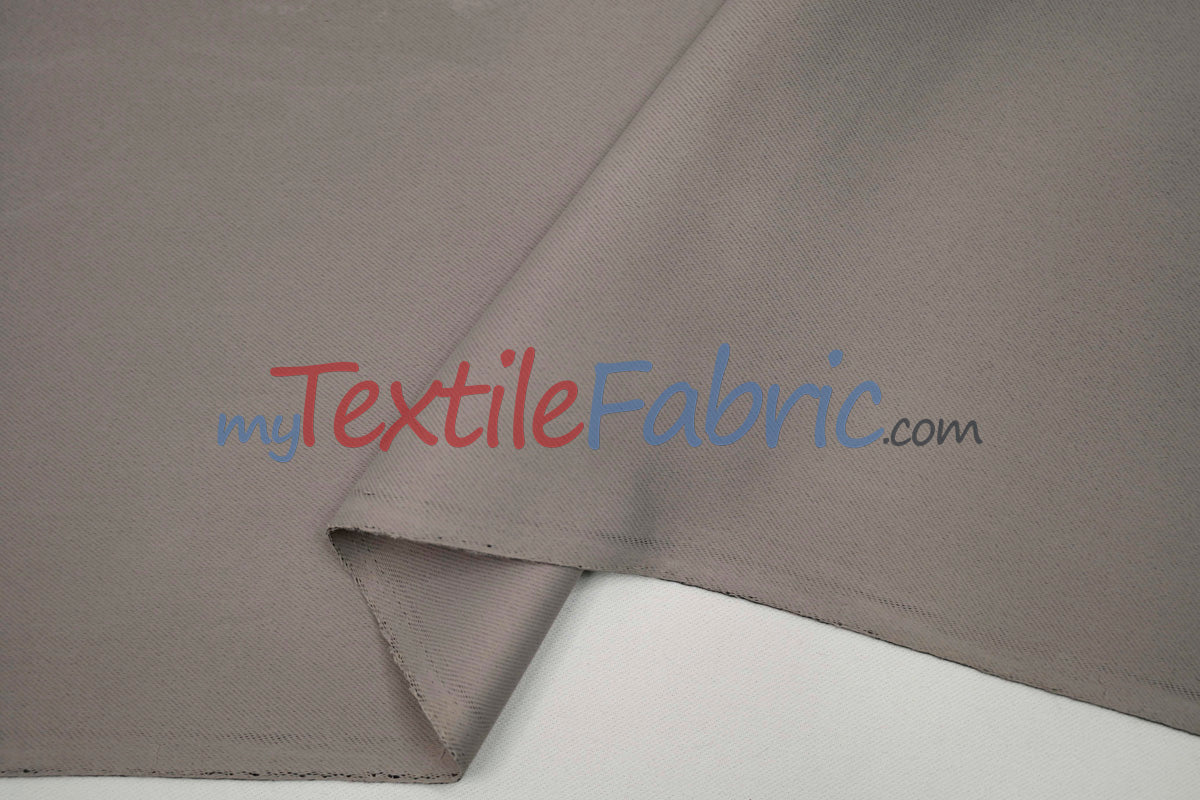 Fire Retardant Blackout Drapery Lining Polyester Fabric - Dim-Out Blackout, 58" Wide, 230 GSM, White, Champagne, Silver, Black (1 Yard)
