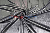 Metallic Stretch Slinky Polyester Spandex Fabric - Metallic Solid, 58" Width, Multiple Colors (1 Yard)