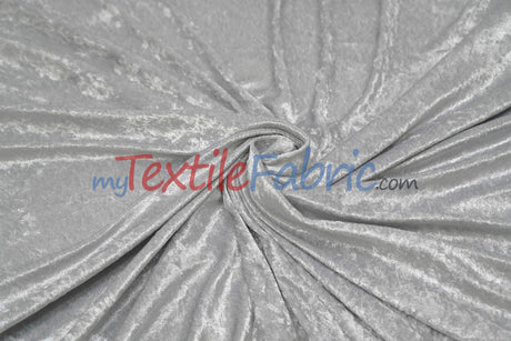 Panne Velvet Polyester Fabric - Crush Panne Velour, Solid, 58/60" Width (1 Yard)