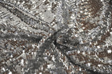 Fringe Sequins Polyester Fabric - Gold, Silver, Black, 50/52" Width (1 Yard)