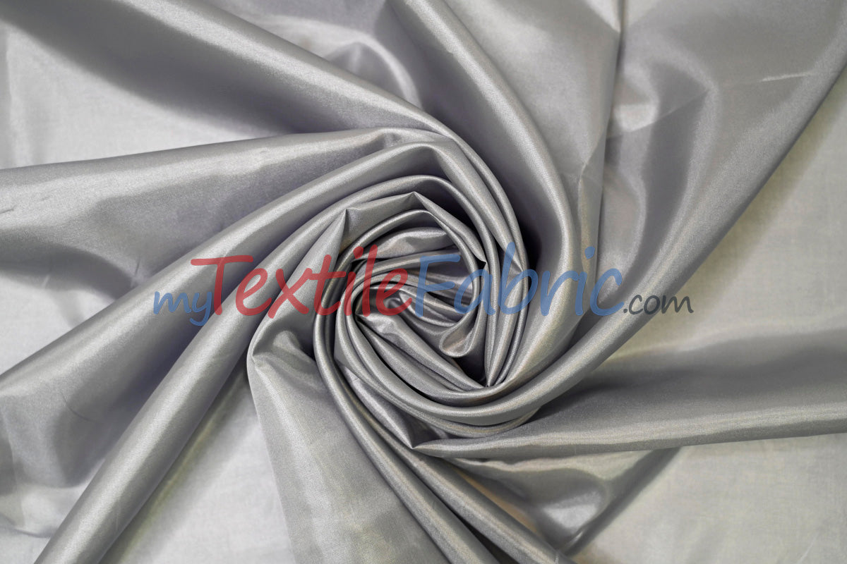 Polyester Silky Habotai Lining Polyester Fabric - Solid Multiple Colors, 58" Width (175 Yards)