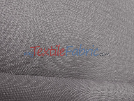 Rustic Linen Polyester Fabric - Faux Linen, 58" Width, 5 Colors (1 Yard)