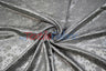 Satin Flower Brocade Polyester Fabric - Tone On Tone Embossed Floral, 58/60" Width (1 Yard)