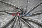 Satin Jacquard Satin Polyester Fabric - Satin Flower Brocade, 58/60" Width, Sample Swatch 3"x3" (1 Sample Swatch)