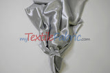 Stretch Charmeuse Satin Fabric - 96% Polyester 4% Spandex, Solid, 58/60" Width (Yards, Bolts, Sample Swatches)