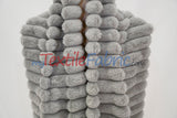 Striped Rabbit Fur 100 Percent Polyester Fabric - Striped Faux Rabbit Fur, 64/66" Width (1 Yard)