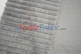 Striped Rabbit Fur 100 Percent Polyester Fabric - Striped Faux Rabbit Fur, 64/66" Width (1 Yard)