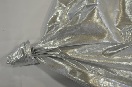 Tissue Lame Nylon Metallic Fabric - Solid Sheen, 44/45" Width (1 Yard)