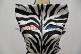 Zebra Charmeuse Satin Fabric - Zebra Print, 58/60" Width, Multiple Colors (1 Yard)
