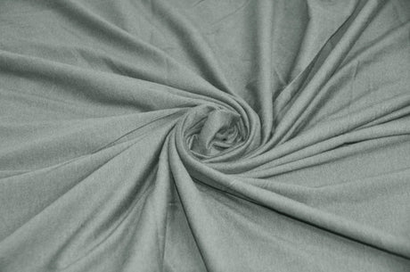 100% Washed Cotton Jersey Fabric - Solid, 68/70" Width (1 Yard)