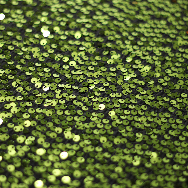 Razzle Sequins Polyester Spandex Fabric - Multiple Colors, Round Sequins, 52-54" Width, 200 GSM (1 Yard)
