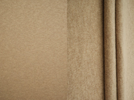 Brushed Rib Knit Jersey Solid