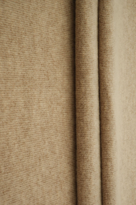 Brushed Rib Knit Jersey Solid