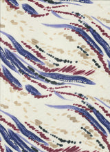 Printed Mesh Abstract Multi-Color Fabric