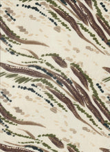 Printed Mesh Abstract Multi-Color Fabric