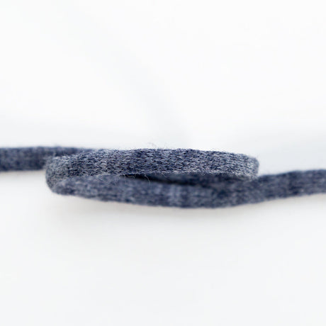 Italian Dark Blue Wool Drawstring Trimming - 0.25"