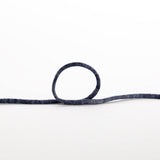 Italian Dark Blue Wool Drawstring Trimming - 0.25"