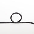 Italian Black Wool Drawstring Trimming - 0.25"