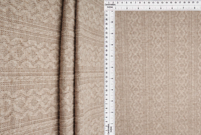 Jacquard Knit Two-Tone Braid