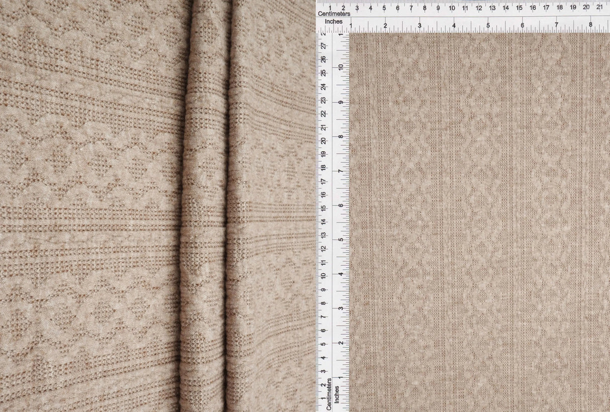 1 Yard Two-Tone Braid Jacquard Solid Fabric Rayon Nylon Polyester Spandex Blend 58/59 Inches Wide