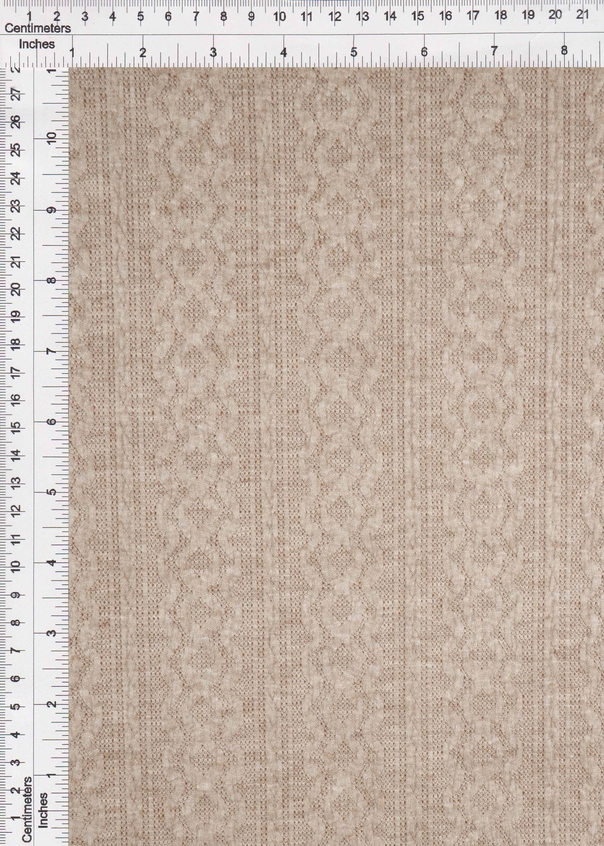 Jacquard Knit Two-Tone Braid