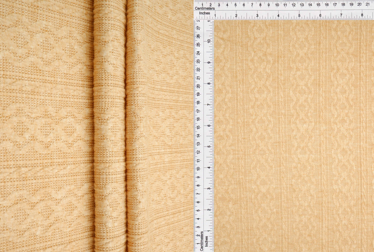 Jacquard Knit Two-Tone Braid