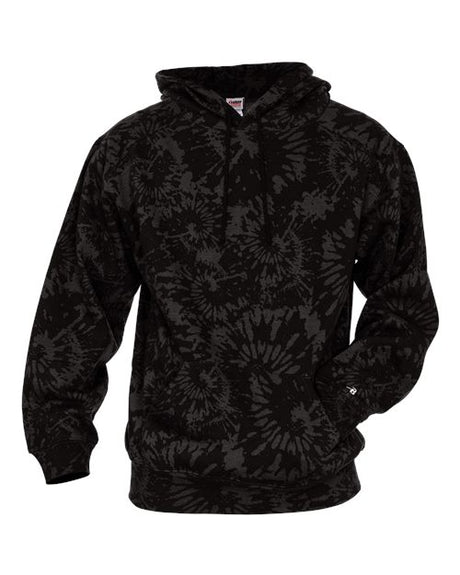 Badger Unisex Tie-Dyed Triblend Hooded Sweatshirt