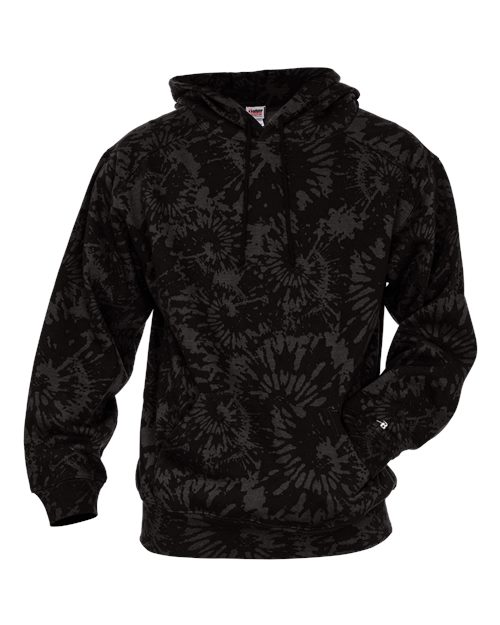 Badger Unisex Tie-Dyed Triblend Hooded Sweatshirt
